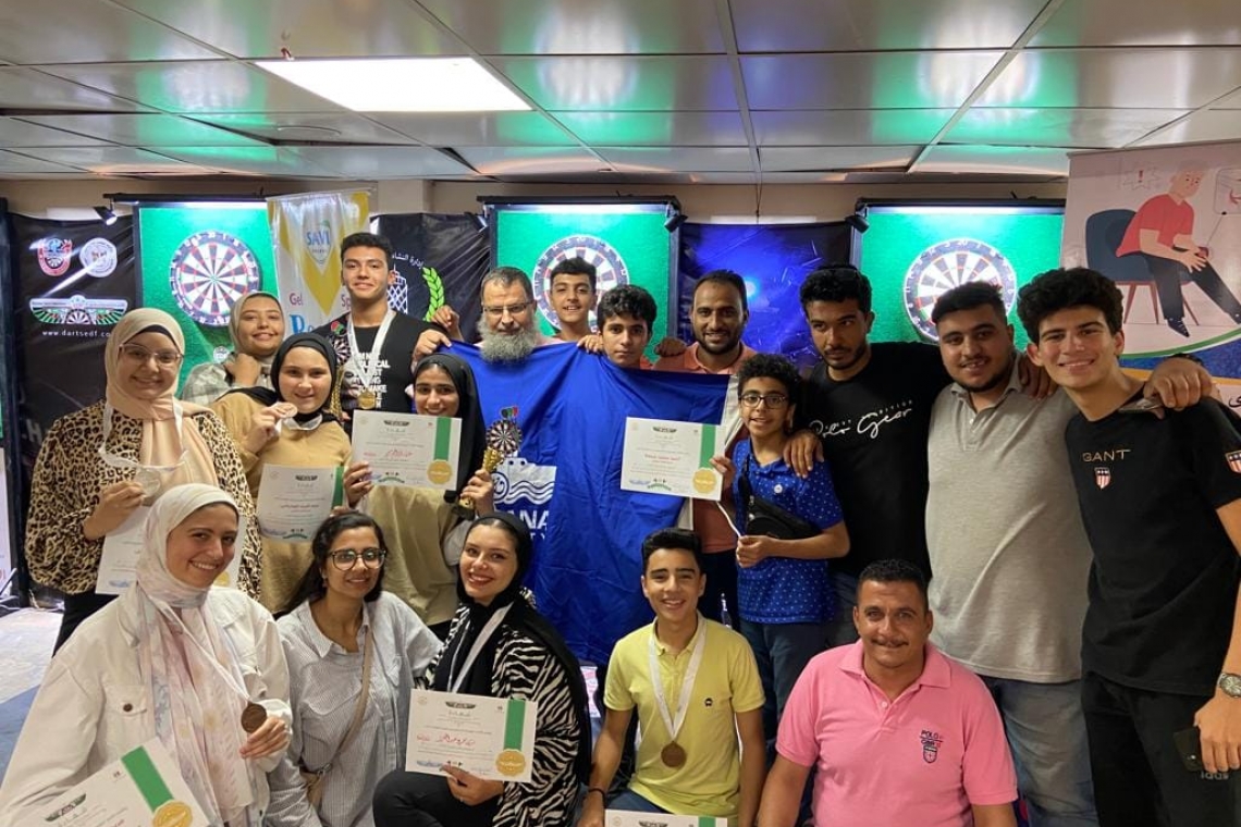 بالصور ....نشاط الدارتس بنادي القناة يحقق نتائج إيجابية 