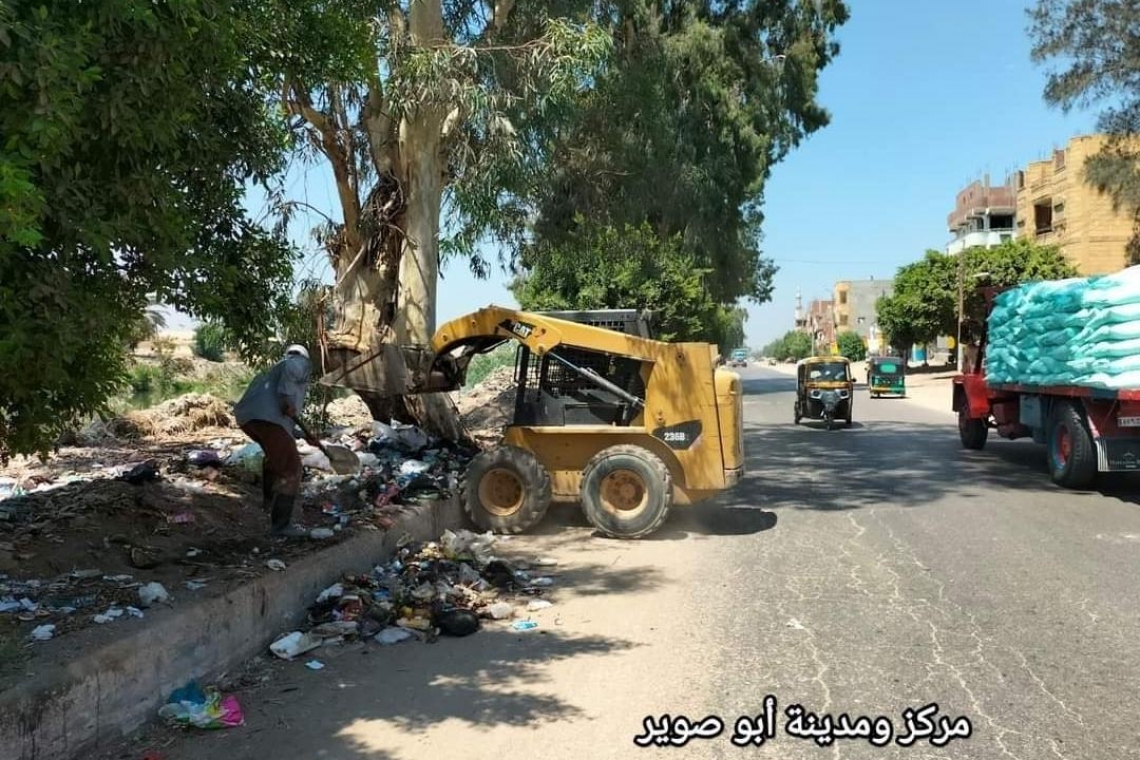 الوحدات المحلية تسعى لرفع المخلفات