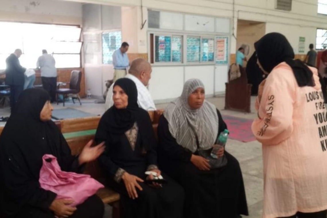 مواصلة العمل في حملة طرق الأبواب ببورسعيد