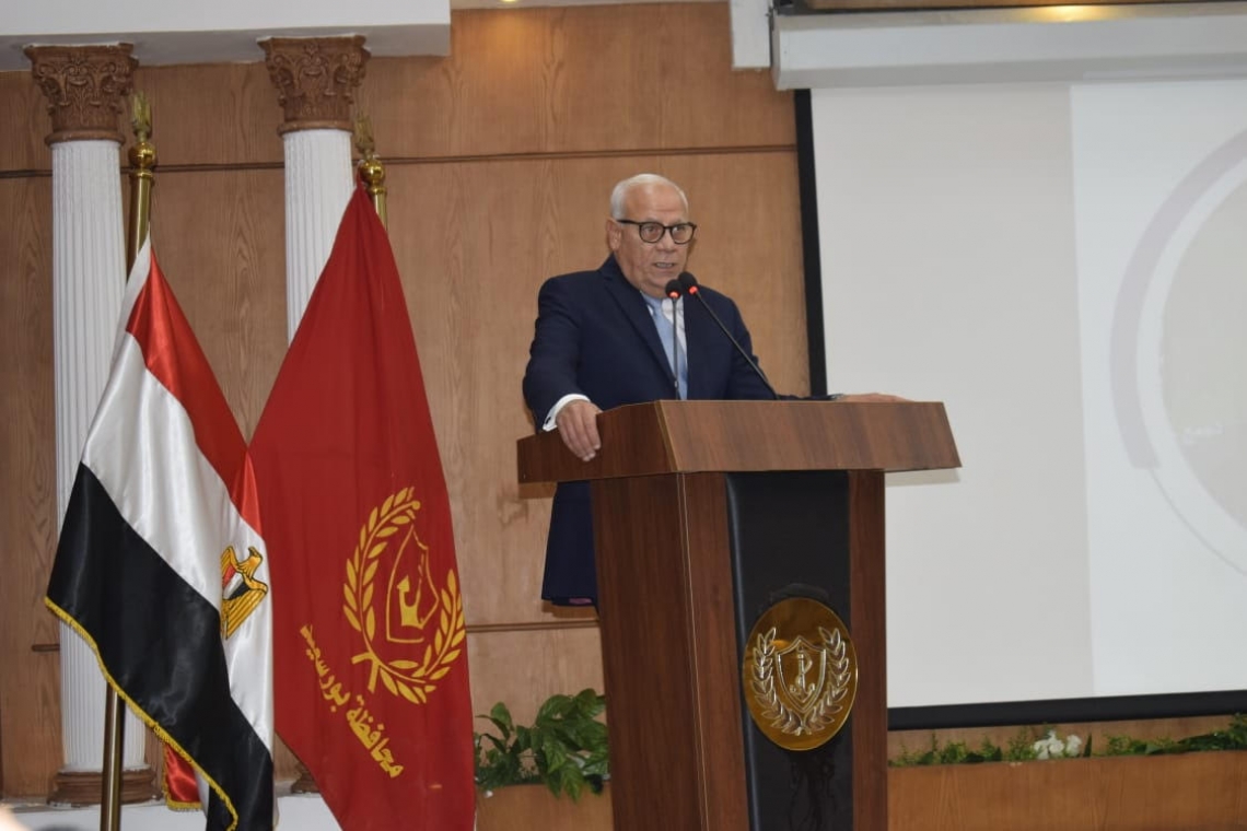 عادل غضبان يبحث تنمية منطقة المثلث جنوب بورسعيد