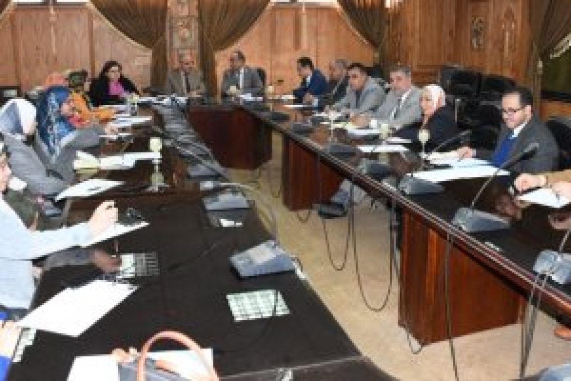 ناصر مندور .. رفع درجة الاستعداد لاستقبال الترم الثاني بجامعة قناة السويس