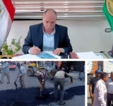 الدكروري: إنشاء مطبات بشوارع التل الكبير حفاظاً علي أرواح المواطنين