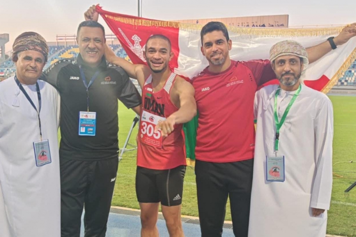 عمان تحقق الذهبية بمنافسات البطولة العربية لألعاب القوي تحت 23 سنة بمصر
