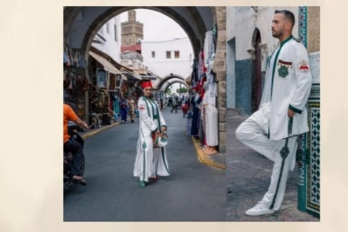 المصممة فاطمة الإدريسي تطل على متابعيها بتصاميم مبتكرة بالزي الأولمبي