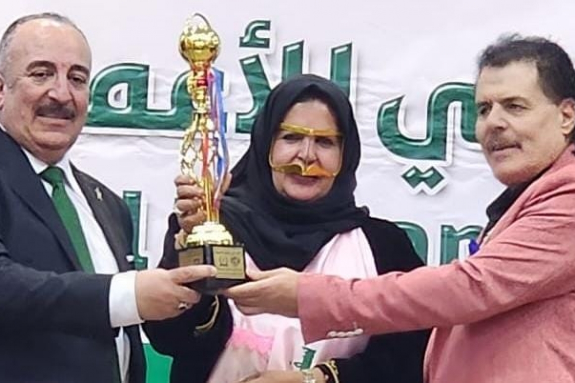 تكريم الناشطة الإجتماعية أم سعيد سفيرة الريادة الإنسانية بالإمارات العربيه المتحدة