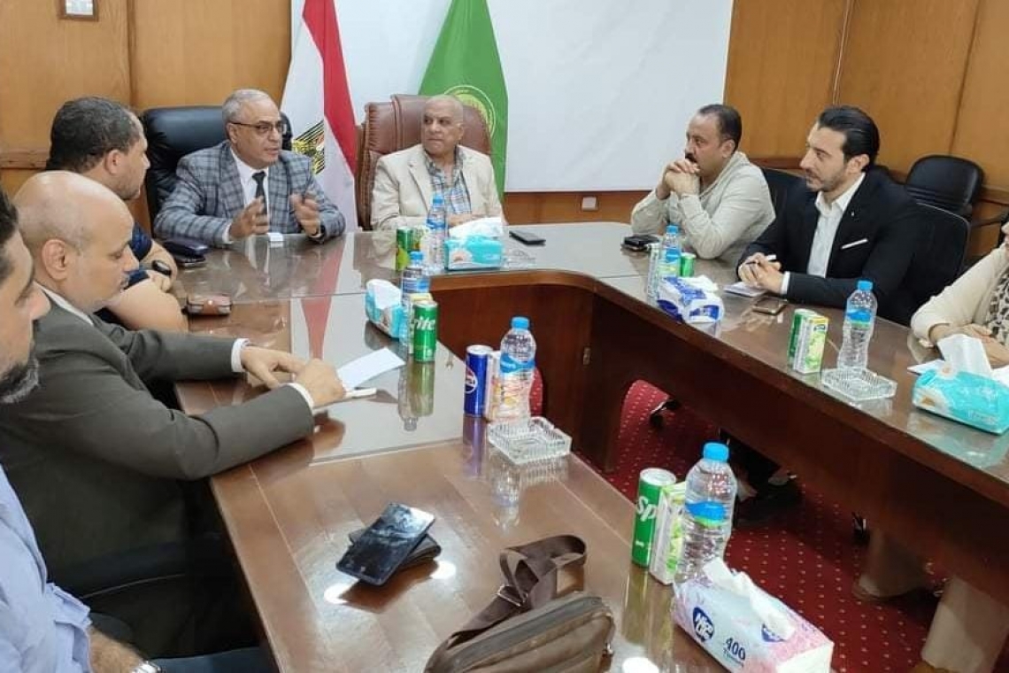 الغرف التجارية بالإسماعيلية تستقبل رئيس الادارة المركزية للسجل التجاري