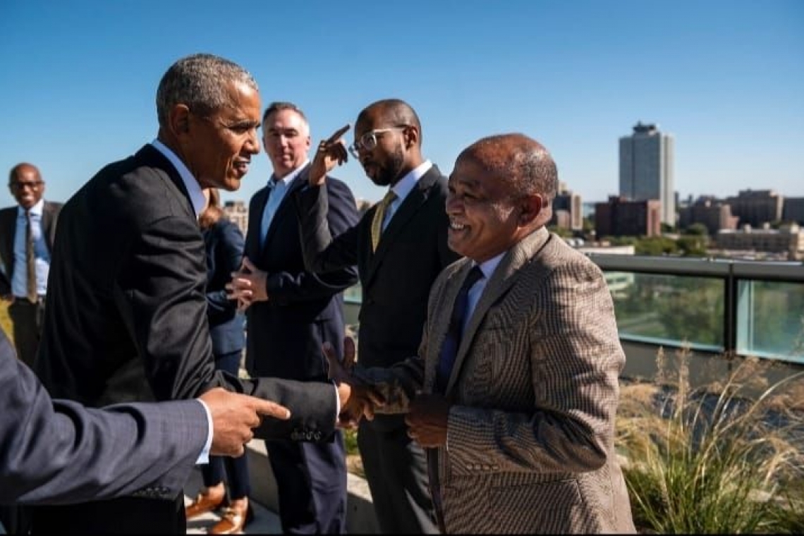 عمر عثمان يعين وزيراً للنقل بولاية إلينوي الأمريكية مسقط رأس الرئيس الأمريكي "أوباما"