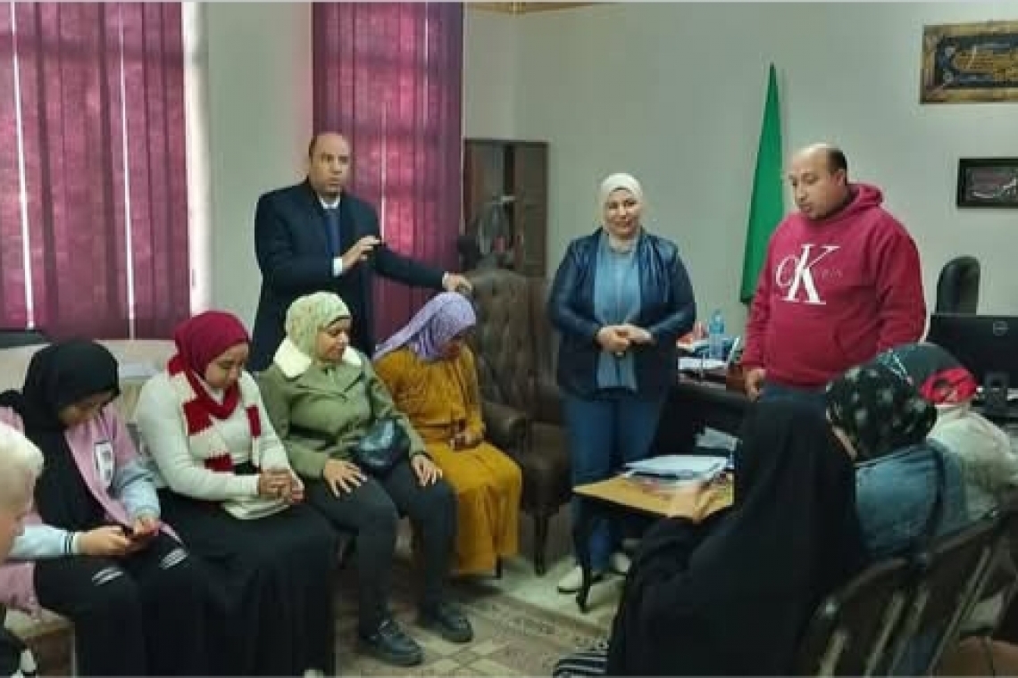 "نحو خطوه جديده تعكس اهتمام الدوله بذوى الهمم" ...(١٠ عقود جديده لخريجى مدرسة النور للمكفوفين)