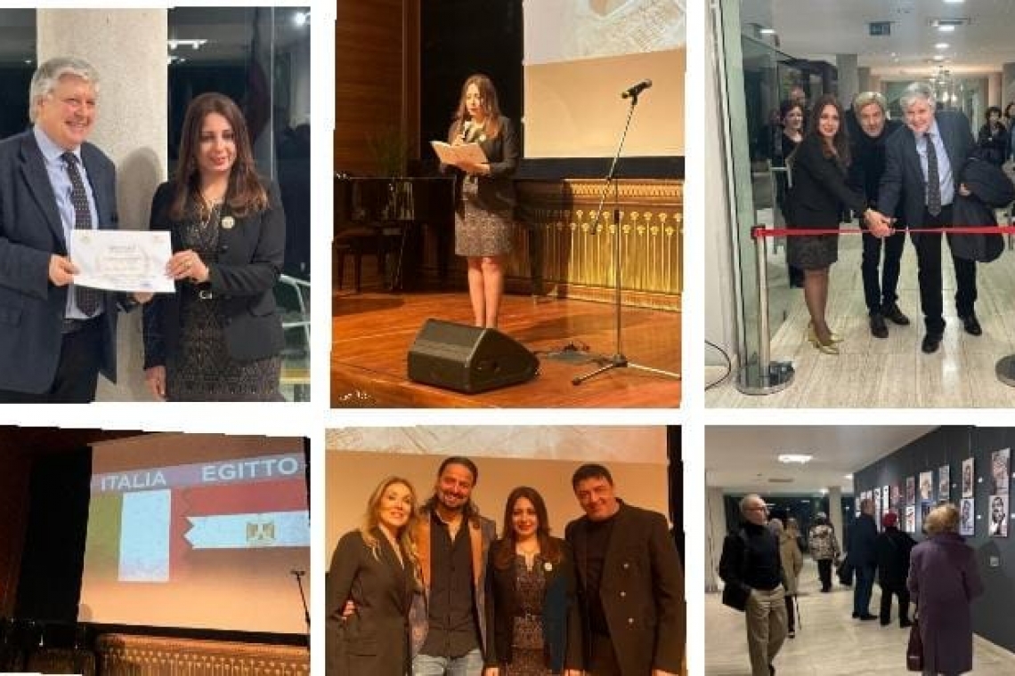 بيرتولى وسفرا وانجليس نجوم إحتفالية الأكاديمية المصرية بروما